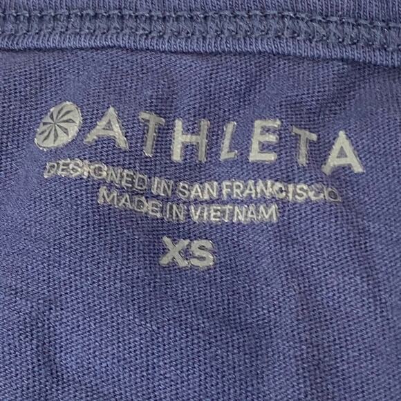 Athleta Blue ORGANIC Daily  Sleeveless Tank Top Size XS - Picture 5 of 9